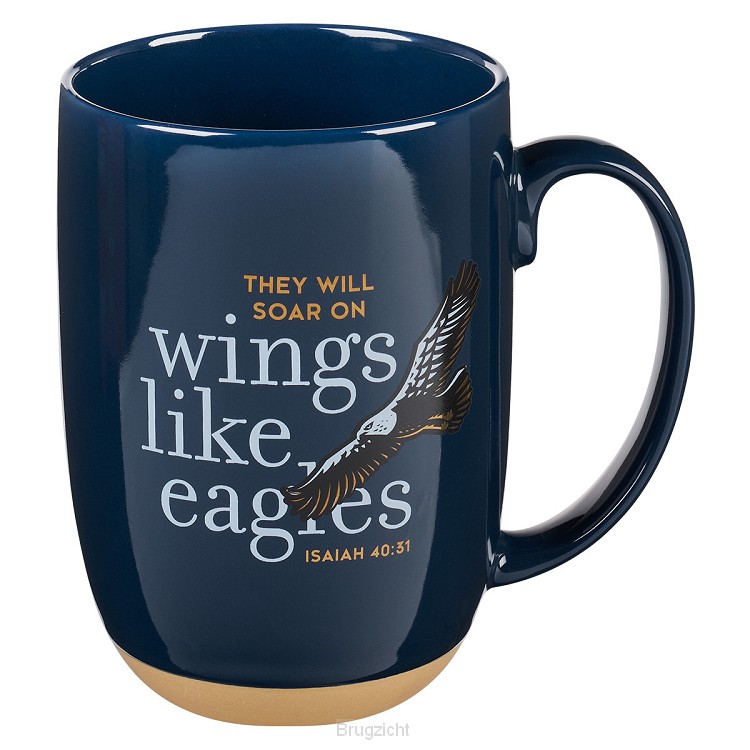 On Eagle's Wings Coffee Mug - Isa 40:31