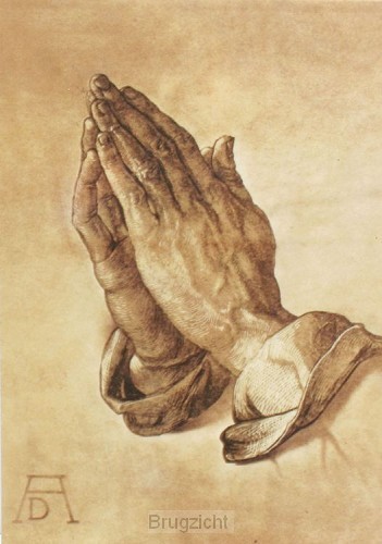 Schrijfblok A6 Biddende handen