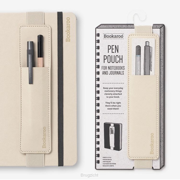 Bookaroo Pen Pouch - Cream