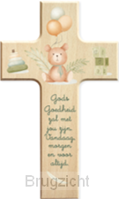 Houten kruisje Gods goedheid