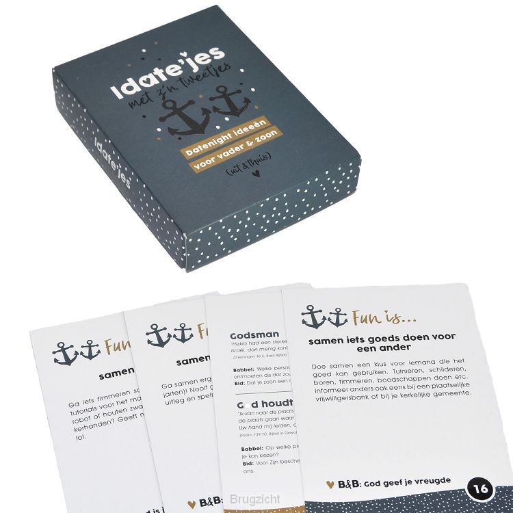 Idate'jes met z'n tweetjes voor vader en