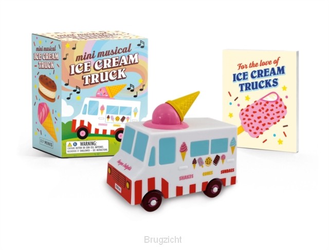 Mini Musical Ice Cream Truck [With Battery]