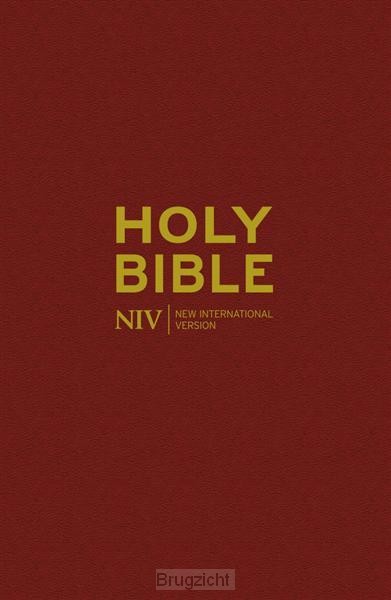 NIV Popular Burgundy Hardback Bible