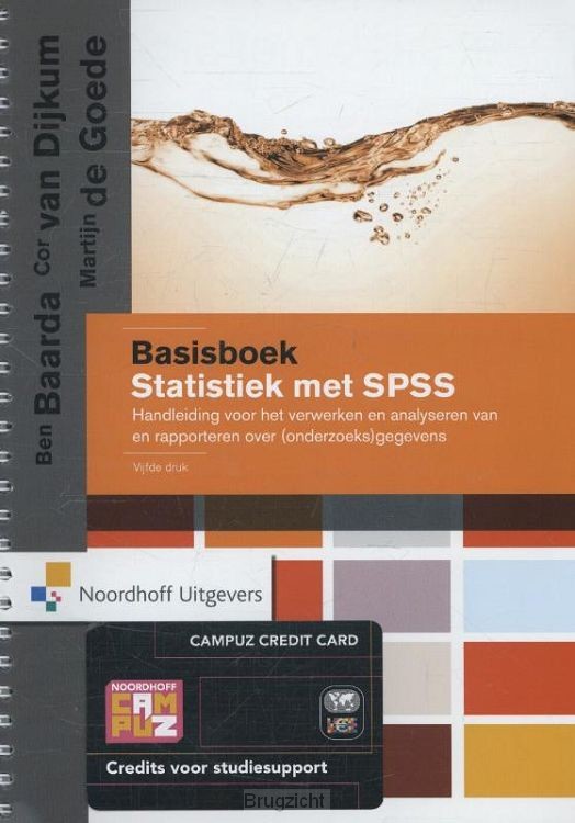 Basisboek statistiek met SPSS