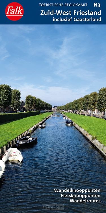 Falk Regiokaart Zuid-West Friesland incl. Gaasterland