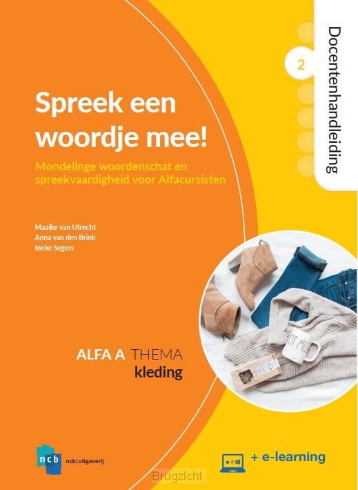 Alfa A 2 Kleding / Spreek een woordje mee! / Docentenhandleiding