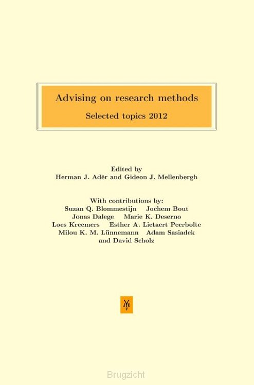 Advising on research methods