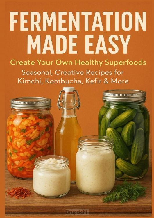 FERMENTATION MADE EASY Create Your Own Healthy Superfoods: Seasonal, Creative Recipes for Kimchi, Kombucha, Kefir & More