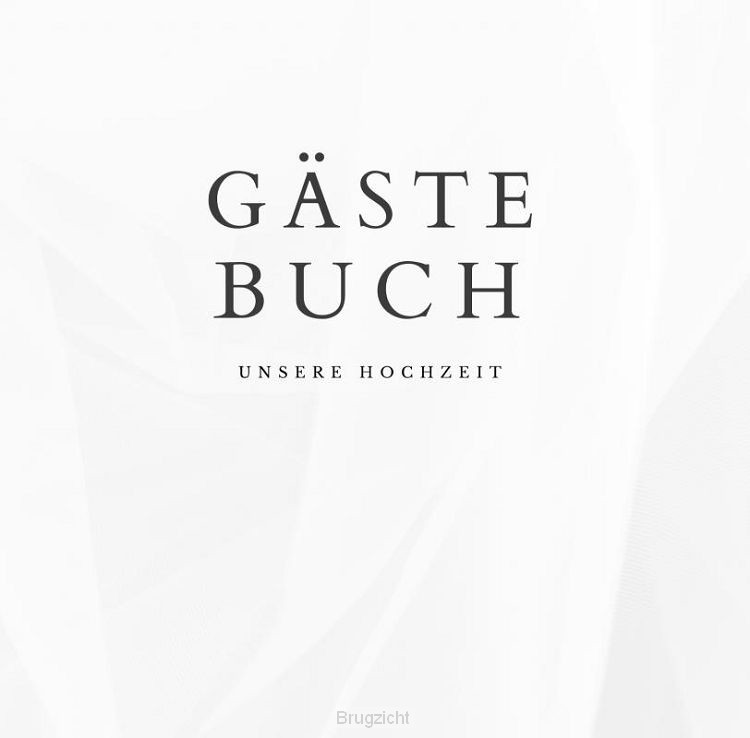 Gästebuch 'Unsere Hochzeit'- Hochzeitsgästebuch Premium Hardcover 78 Seiten