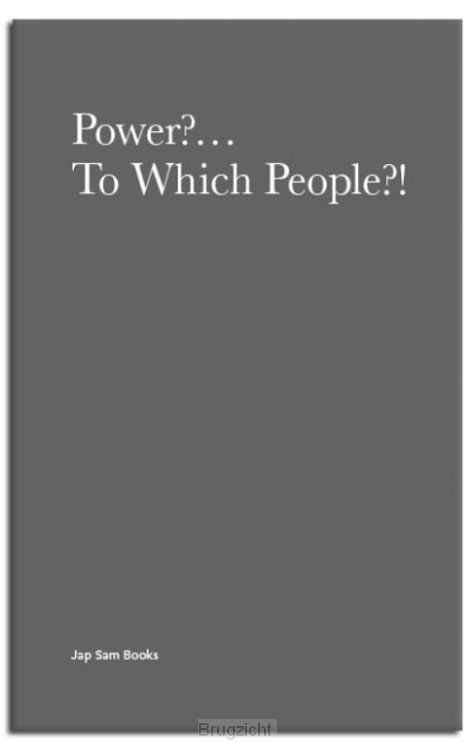 Power?... To Which People?!