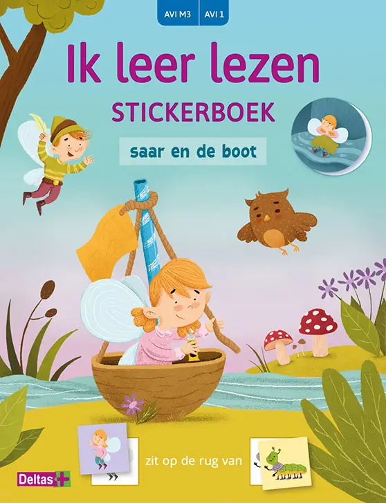 Ik leer lezen Stickerboek - Saar en de boot (AVI M3 / AVI 1)
