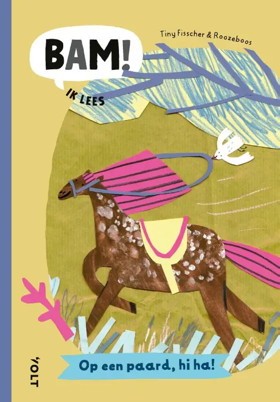 Op een paard, hi ha!