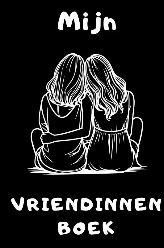 Tiener Vriendinnen Boek zwart
