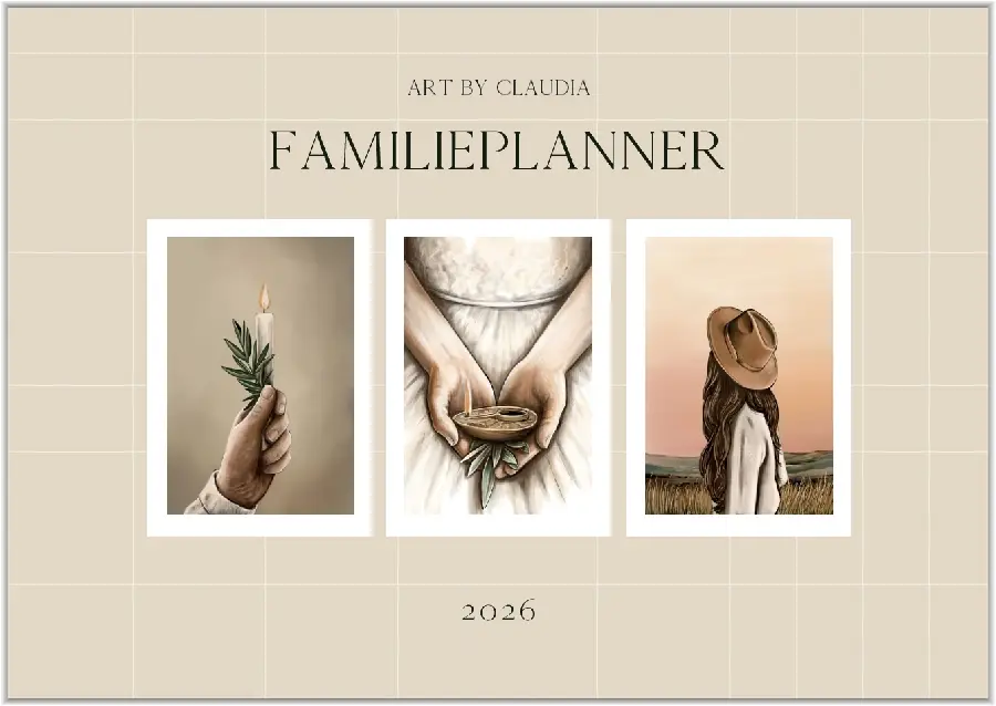 Familyplanner Art by Claudia  2026