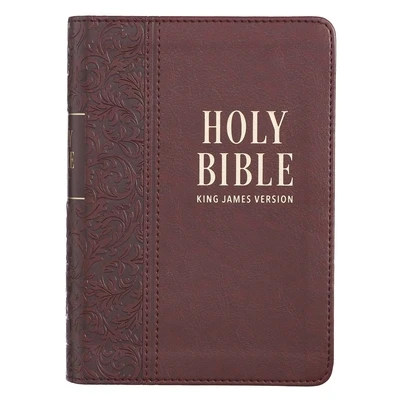 KJV Bible Medium Brown Faux Leather LP