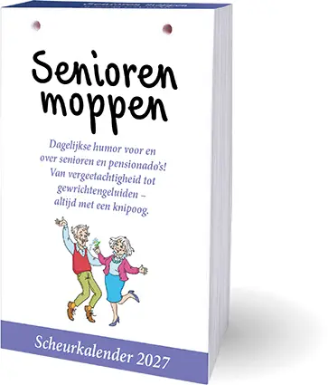 Senioren moppen scheurkalender - 2027