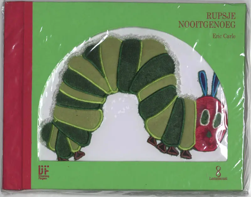 Rupsje nooitgenoeg voelboek met braille