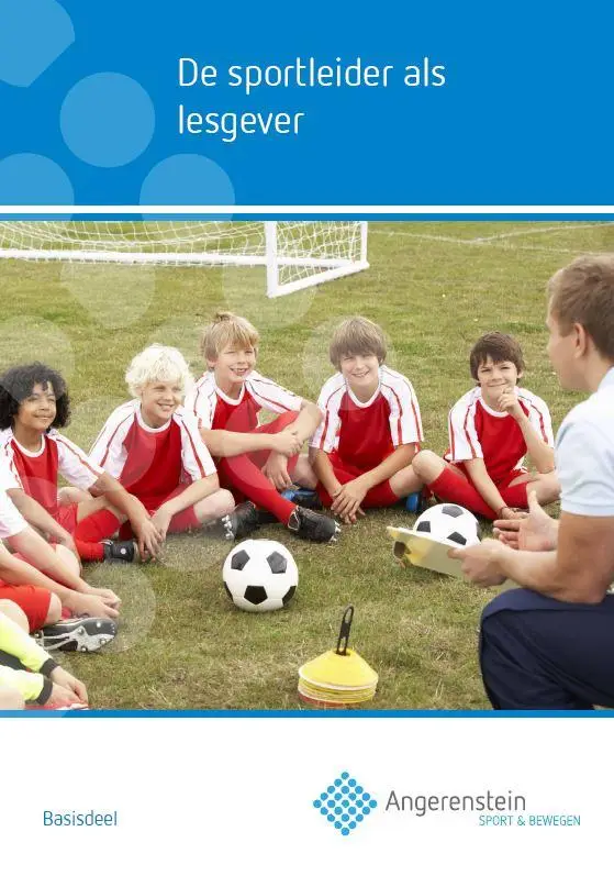 Sportleider als lesgever