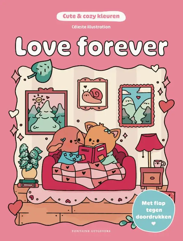 Cute & cozy kleuren - Love forever