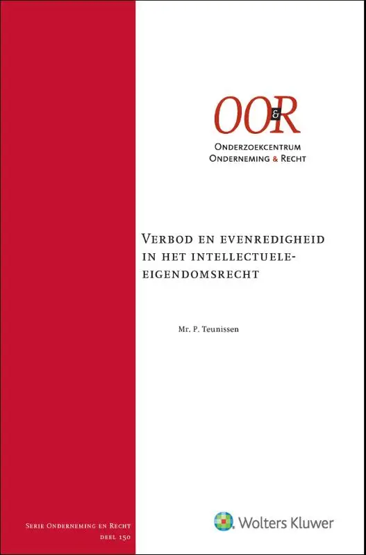 Verbod en evenredigheid in het intellectuele-eigendomsrecht