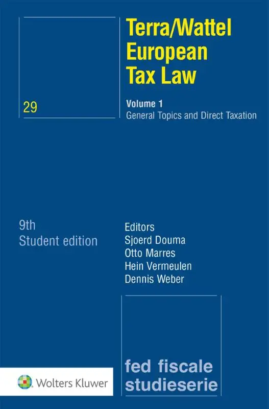 European Tax Law / 1 General Topics and Direct Taxation