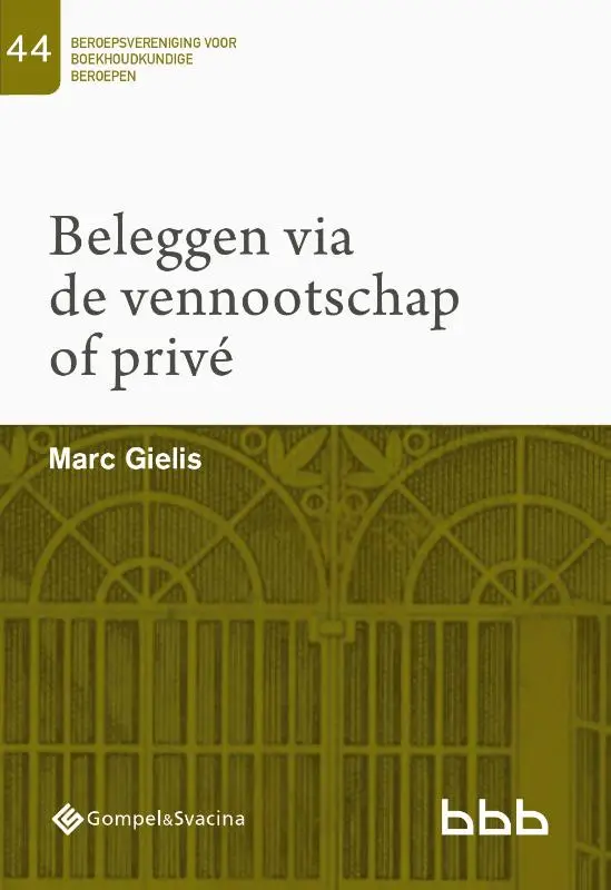44-Beleggen via de vennootschap of privé