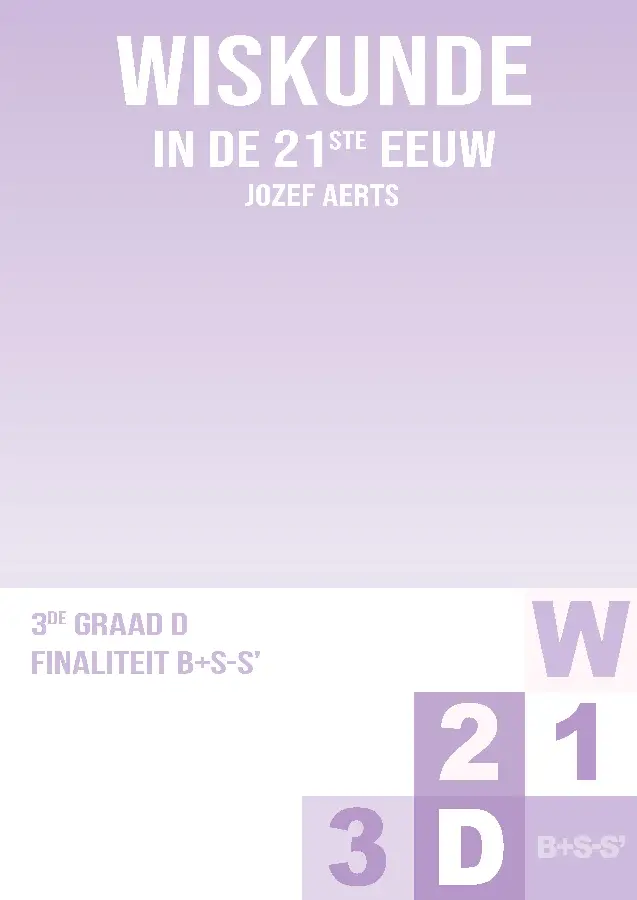 3de Graad D Finaliteit Leerplan B + S - S'