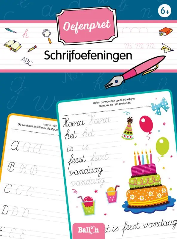 Schrijfoefeningen / 6+