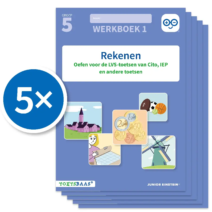 Rekenen werkboek 1 (Set van 5)
