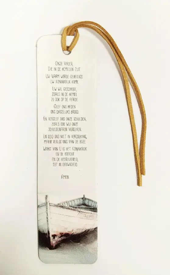 Onze Vader Leren Boekenlegger