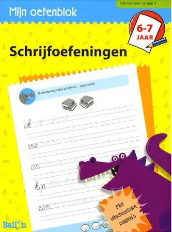 Schrijfoefeningen 6-7 jaar