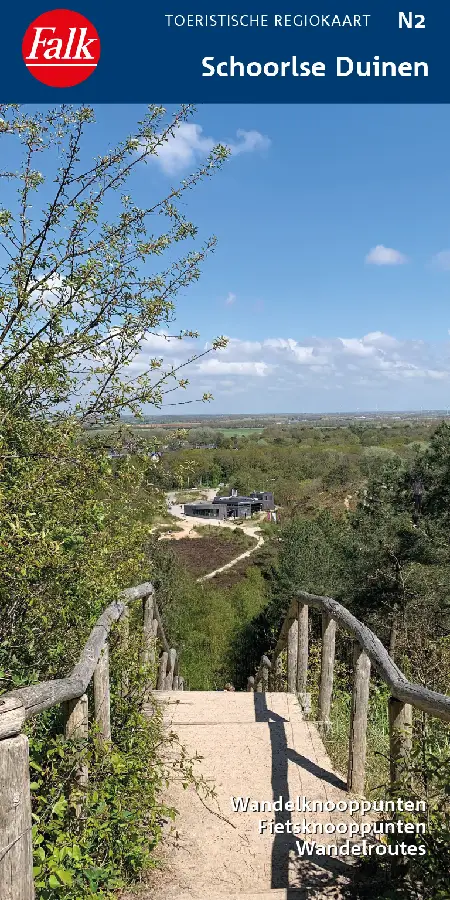 Falk Regiokaart Schoorlse Duinen