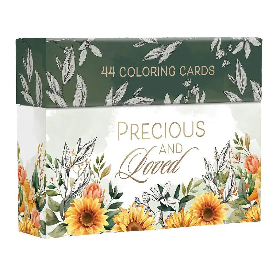 Precious and Loved Coloring Cards Boxed