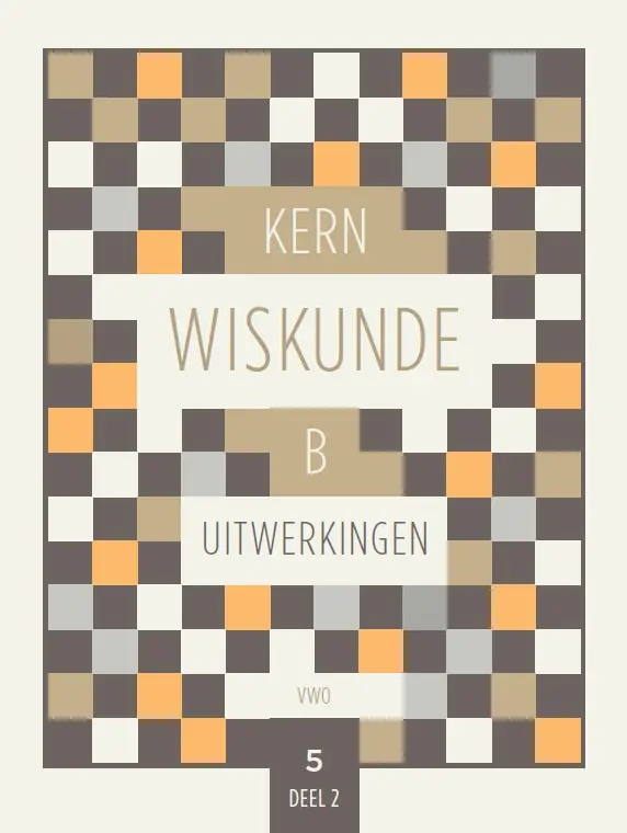 KERN Wiskunde vwo 5 uitwerkingenboek vwo 5 wiskunde B deel 2