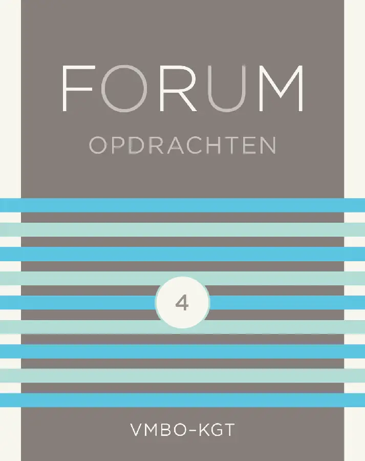 FORUM Geschiedenis opdrachtenboek vmbo-kgt 4