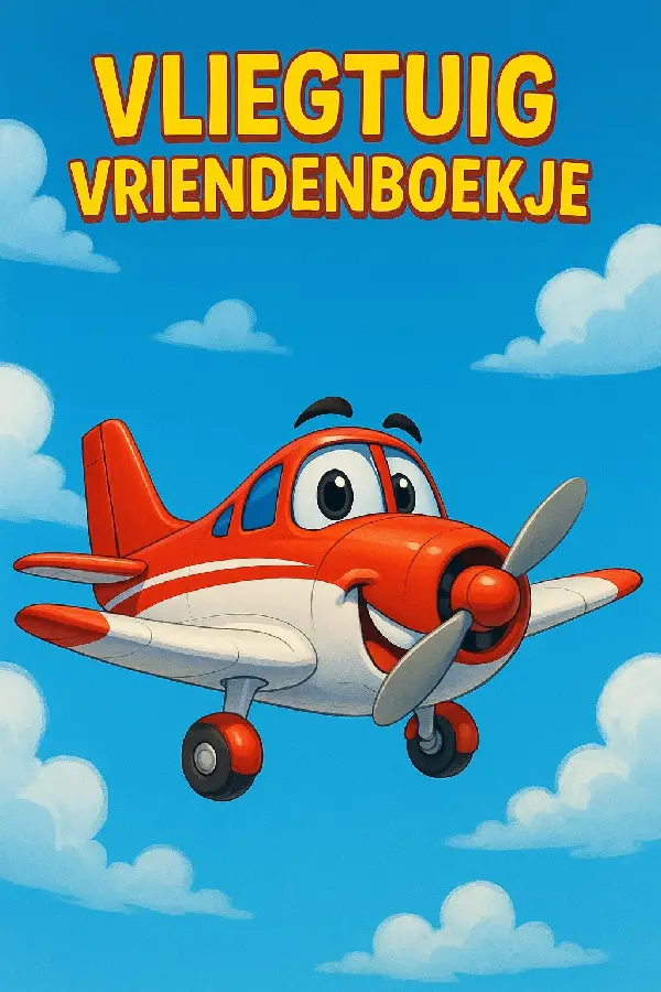 Vliegtuig Vriendenboekje