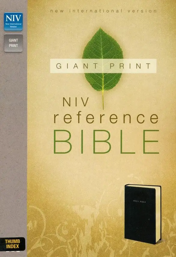 Giant print Reference Leatherlike black