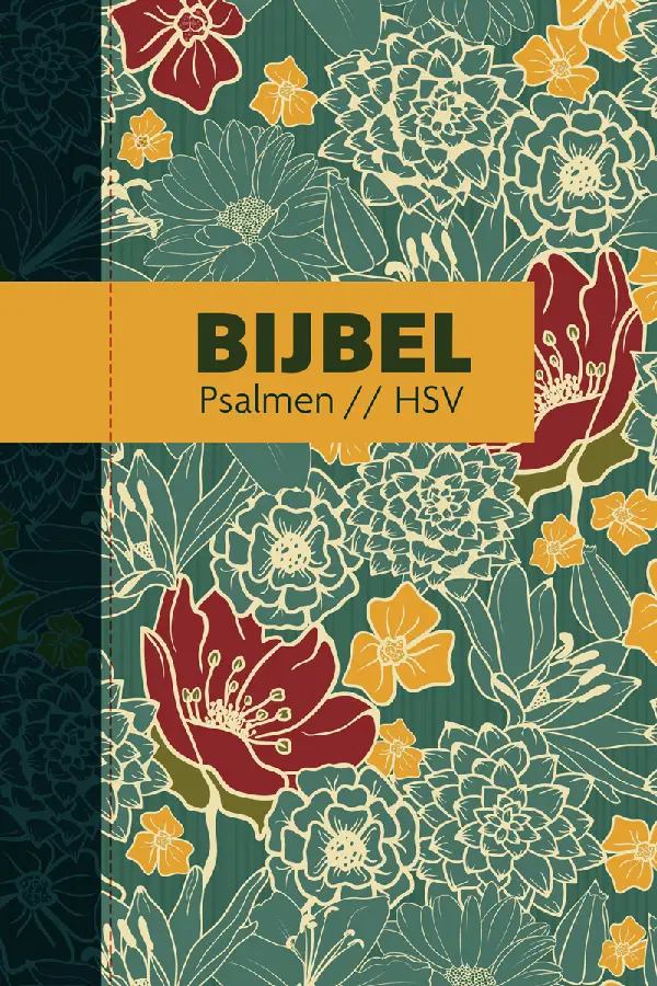 HSV Bijbel met psalmen hardcover bloemen