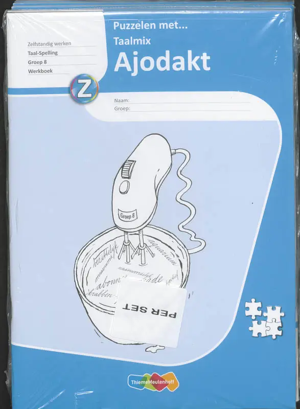 Gr 8 / Ajodakt Puzzelen met Taalmix 5ex / Werkboek
