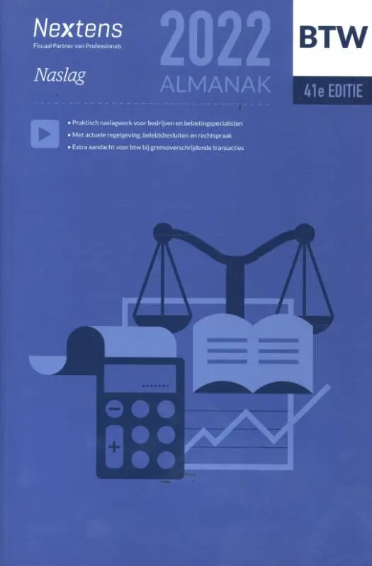 Nextens BTW Almanak 2022 / deel 1