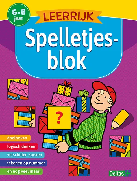 Leerrijk spelletjesblok / 6-8 jaar